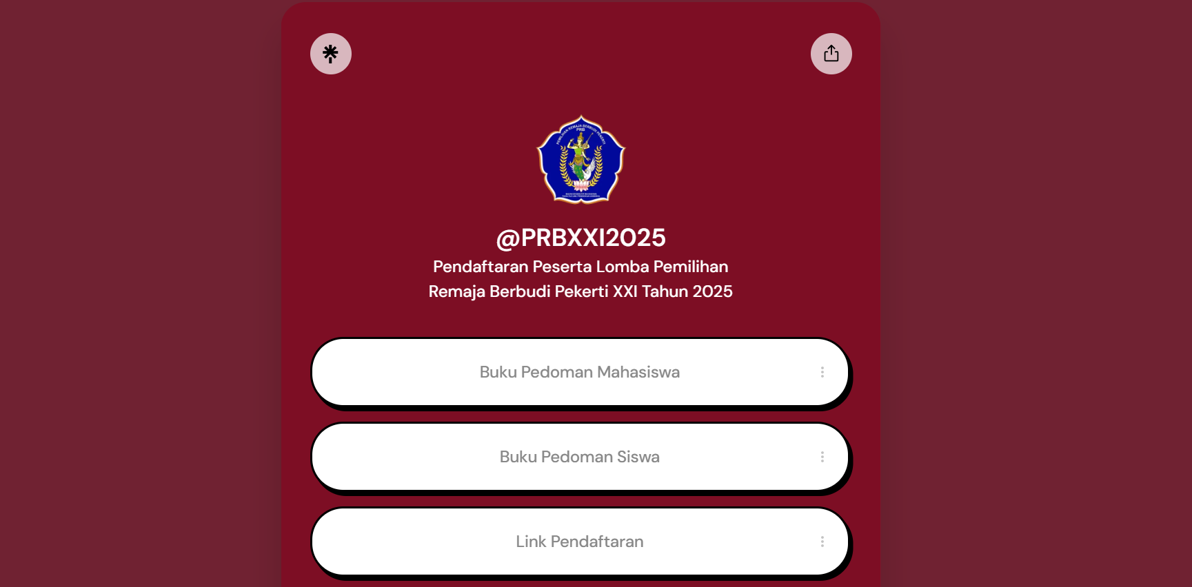 Tahap Pendaftaran